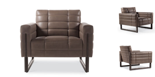 Adil Lounge Chair with Metal Legs