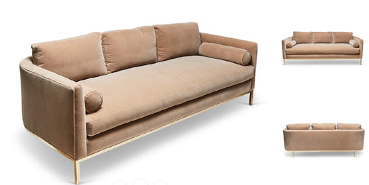 Curved Back Sofa