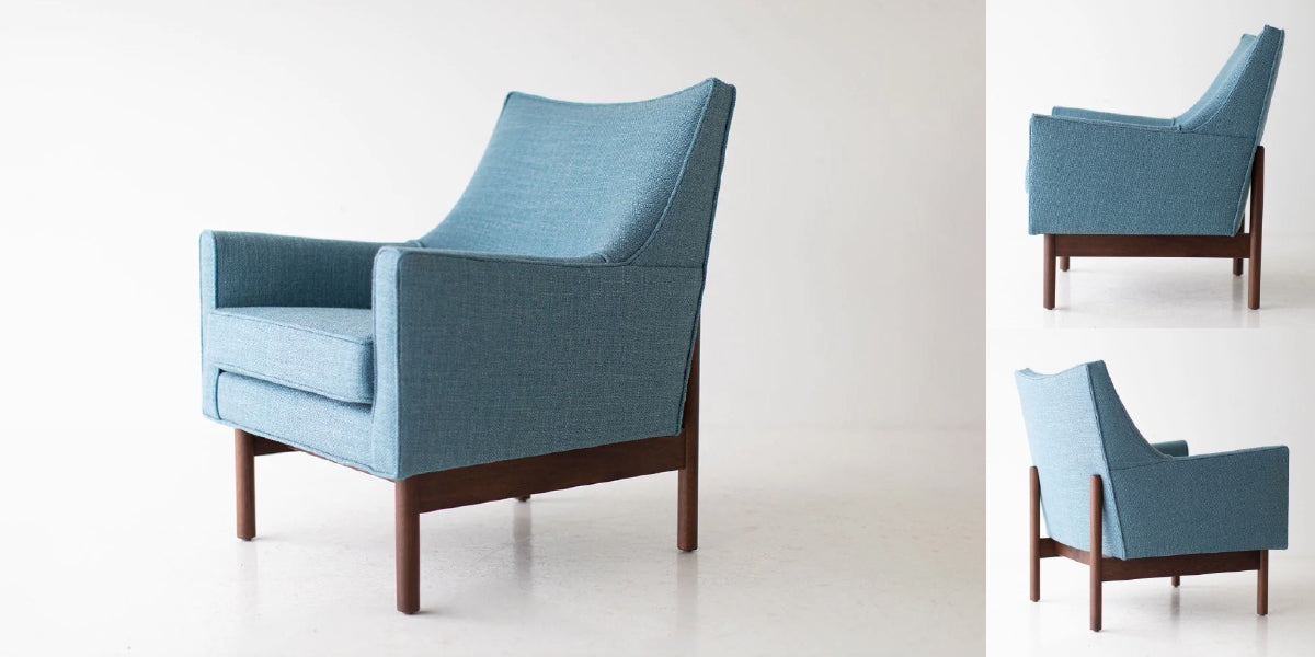 Lawrence Peabody Bracket Back Lounge Chair