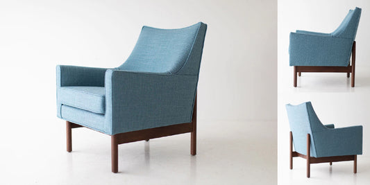 Lawrence Peabody Bracket Back Lounge Chair